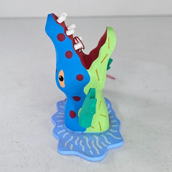 Handcrafted Wooden Fish & Alligator Ornament Christmas Decor - Picture 7 of 9